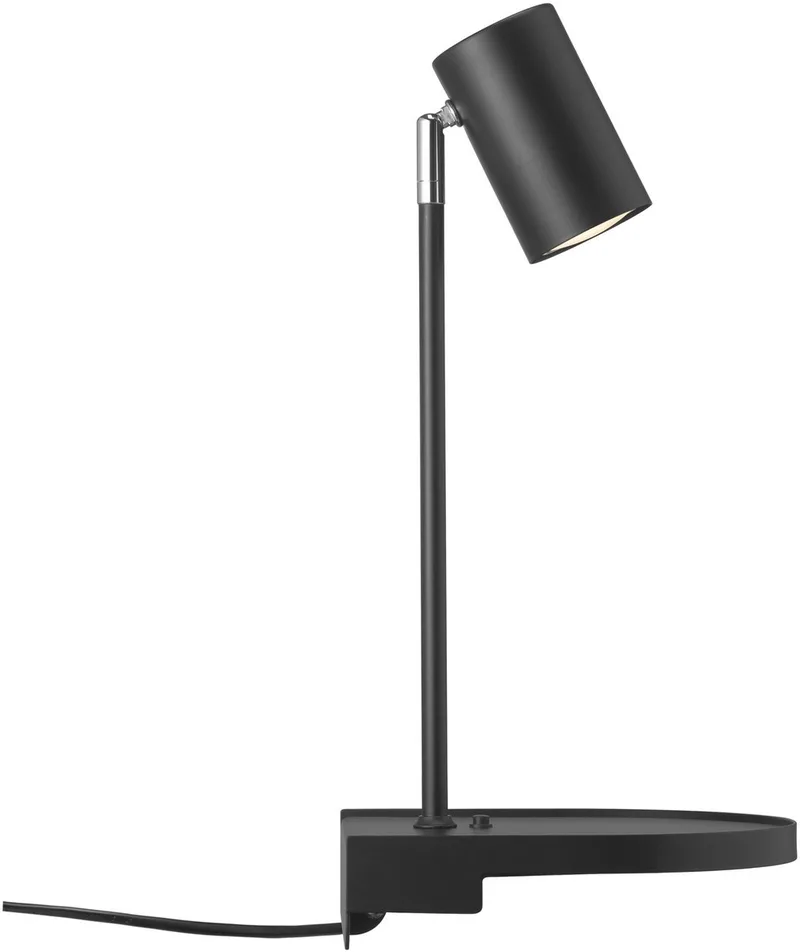 Cody-wandlamp-met USB port-GU10-zwart von Nordlux in Zwart – Produktfoto