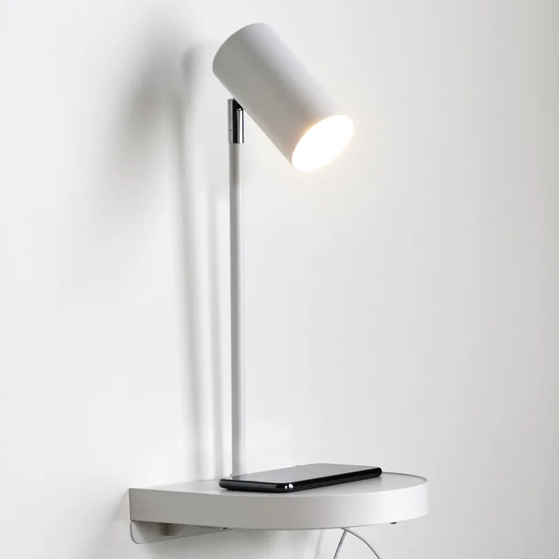 Cody Wandlamp w/USB-A Port for Charging White - Nordlux - Slaapkamer - Modern - Metaal - 1 lamp by Nordlux – product photo