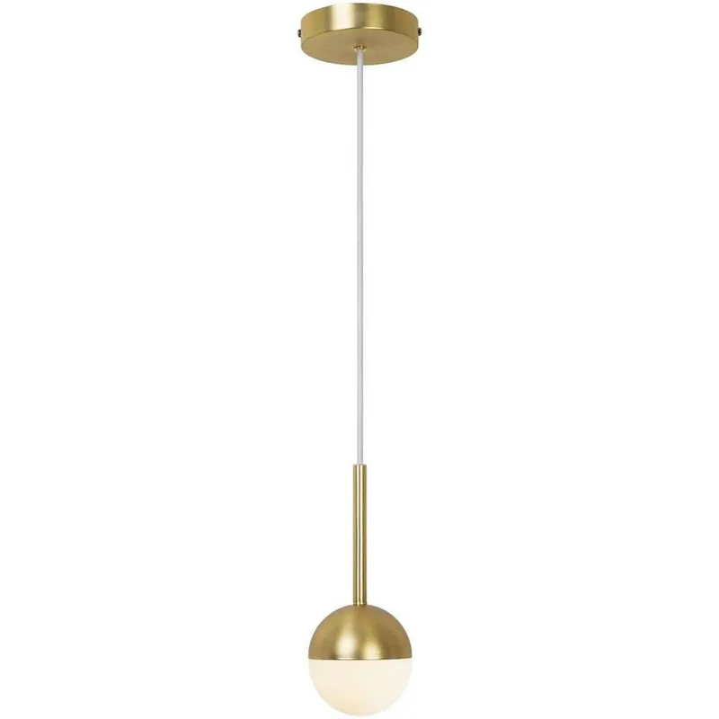 Contina hanglamp Brass/Opal - Nordlux - Woonkamer - Designer - Metaal - 1 lamp by Nordlux – product photo