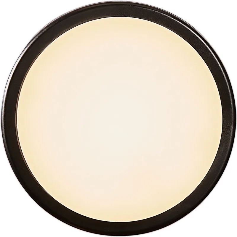 Cuba rond-wandlamp-LED module-IP54-zwart van Nordlux in Zwart – productfoto