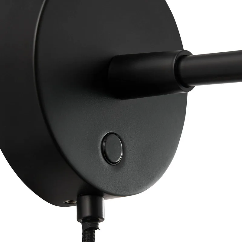 Darci korte wandlamp, projectie 33,5 cm von Nordlux in Schwarz – Produktfoto 3 von 4