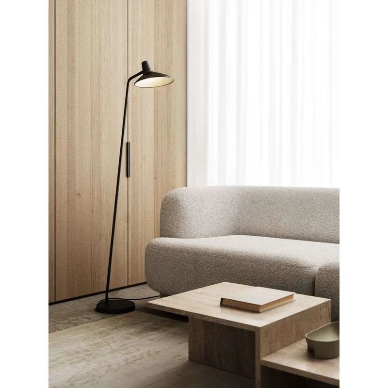 Darci Vloerlamp Black - DFTP DFTP by Nordlux - Woonkamer - Metaal van Nordlux – productfoto