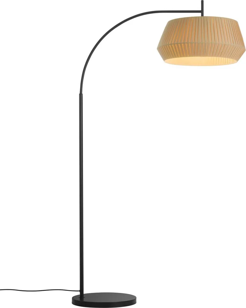 Dicte-vloerlamp-textiel-E27-beige von Nordlux in Beige – Produktfoto