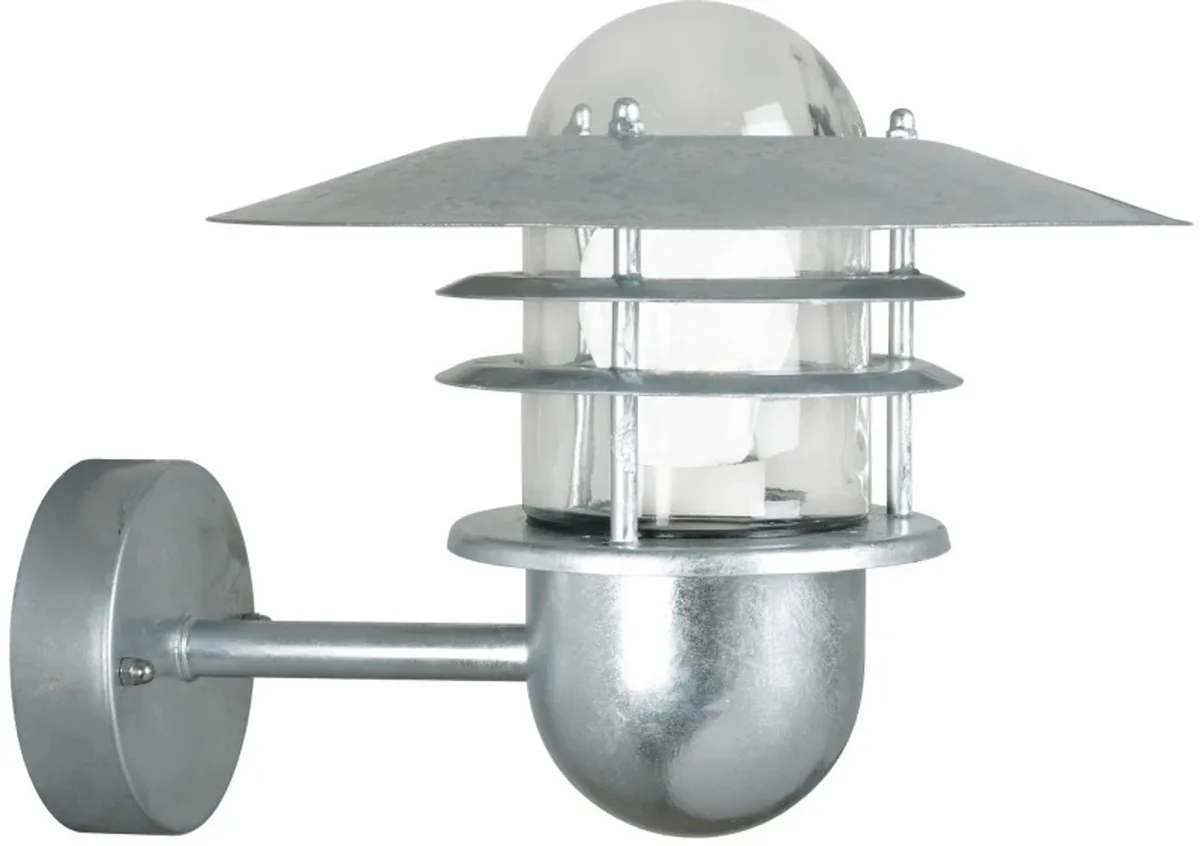 Doos 3x Nordlux Agger LED Wandlamp | 1x E27 Max 60W | ip44 | Dimbaar by Nordlux in Silver – product photo