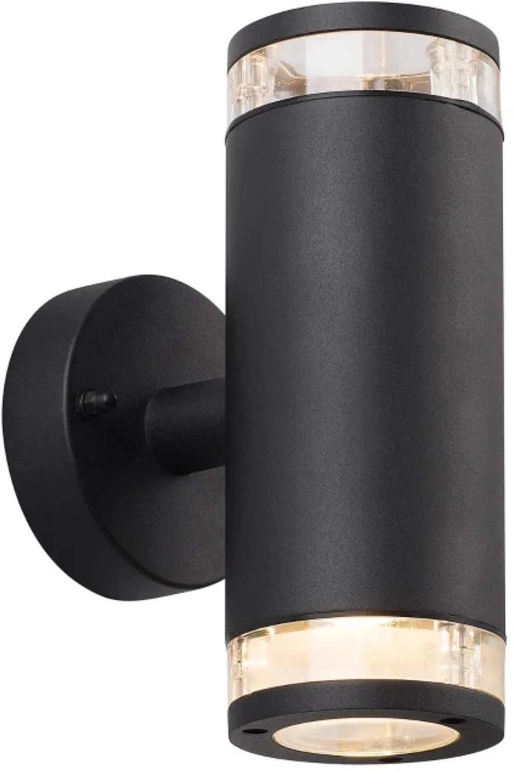 Doos 3x Nordlux Birk LED Wandlamp | 2x GU10 Max 28W | ip44 | Dimbaar van Nordlux in Zwart – productfoto