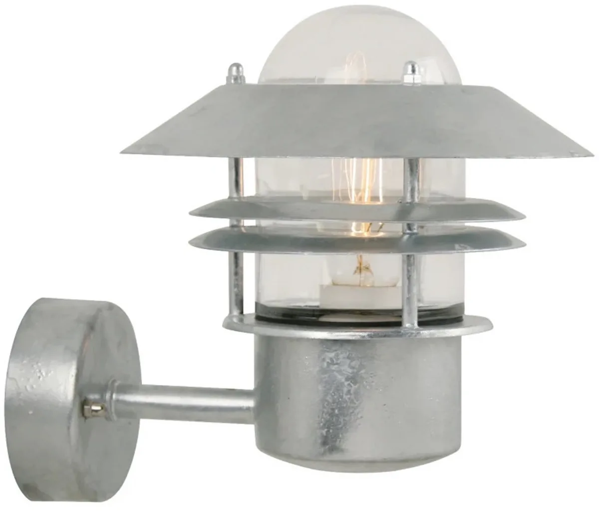 Doos 3x Nordlux Blokhus LED Wandlamp | 1x E27 Max 60W | ip44 | Dimbaar van Nordlux in Zilver – productfoto