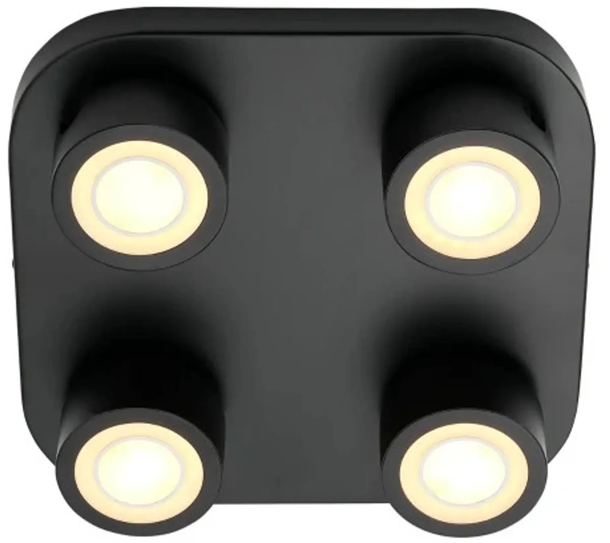 Doos 3x Nordlux Clyde LED Plafondlamp | 14W 2700K 950lm 827 | Dimbaar by Nordlux in Black – product photo