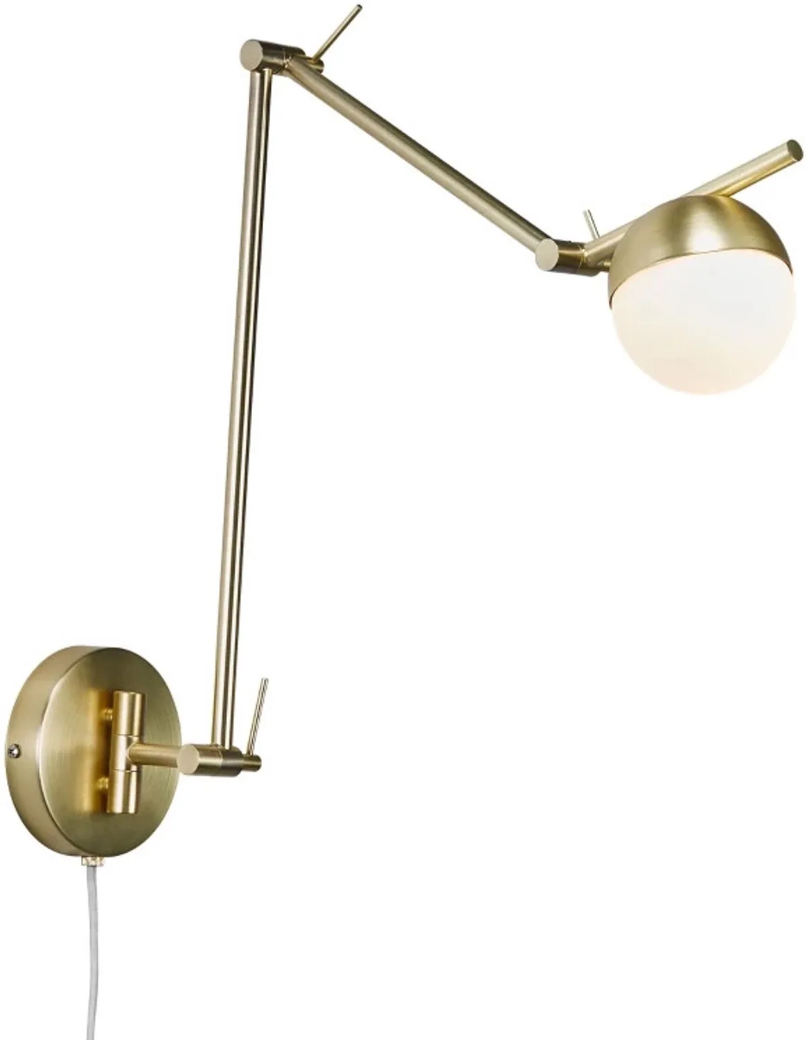 Doos 3x Nordlux Contina LED Wandlamp | 1x G9 Max 5W | Dimbaar | Goud van Nordlux in Messing – productfoto