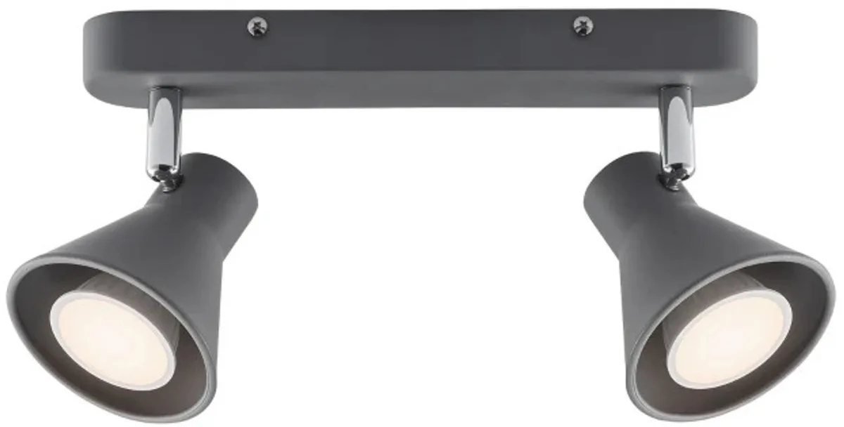 Doos 3x Nordlux Eik LED Opbouwspot | 2x GU10 Max 35W | Dimbaar van Nordlux in Grijs – productfoto