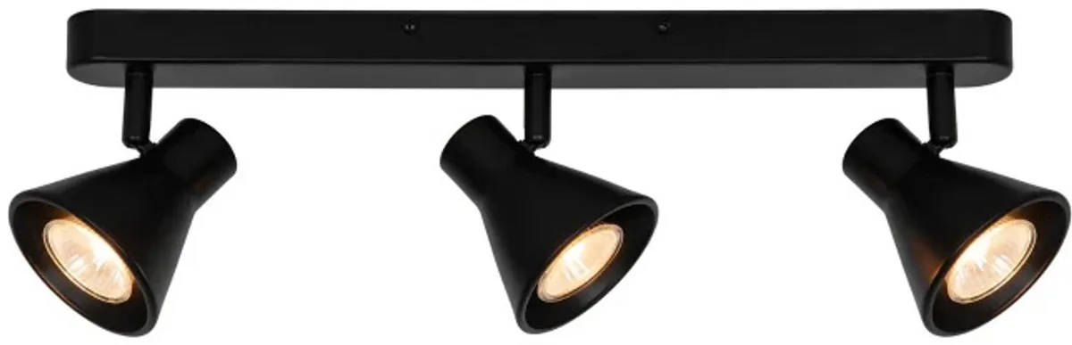 Doos 3x Nordlux Eik LED Opbouwspot | 3x GU10 Max 35W | Dimbaar de Nordlux en Noir – photo du produit