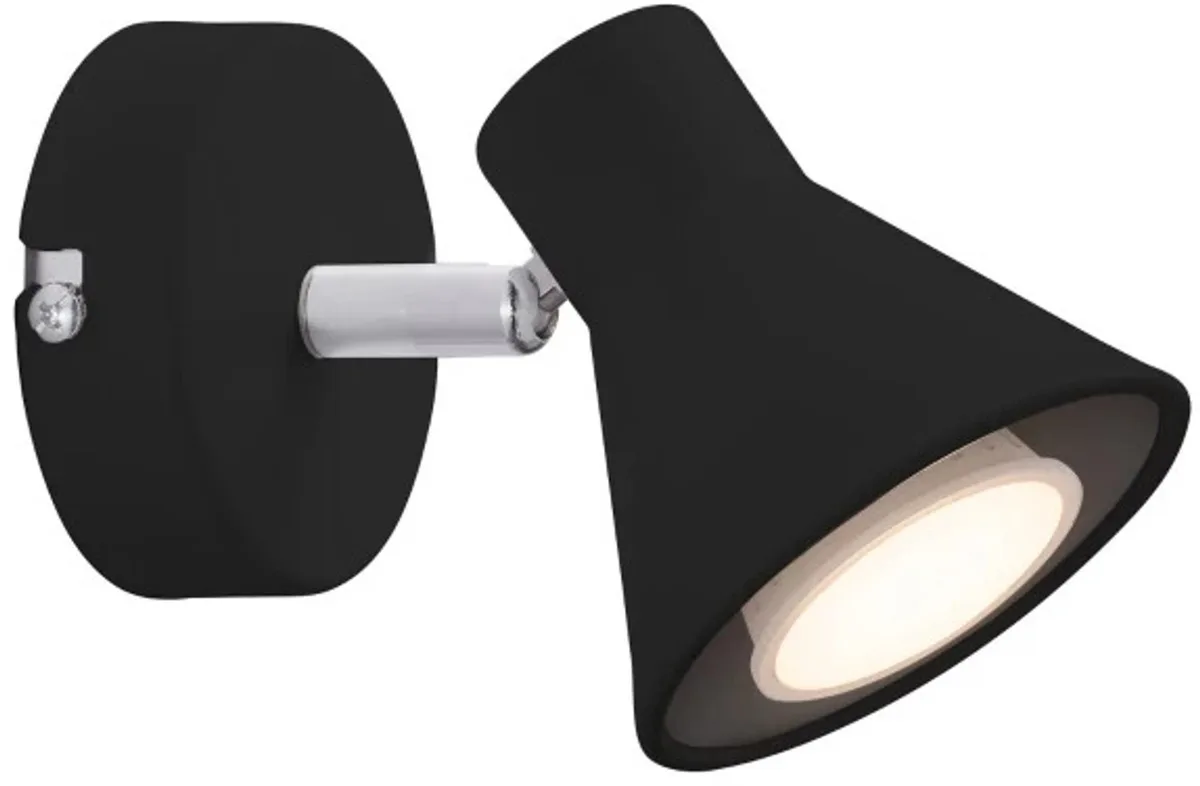 Doos 3x Nordlux Eik LED Wandlamp | 1x GU10 Max 35W | Dimbaar de Nordlux en Noir – photo du produit