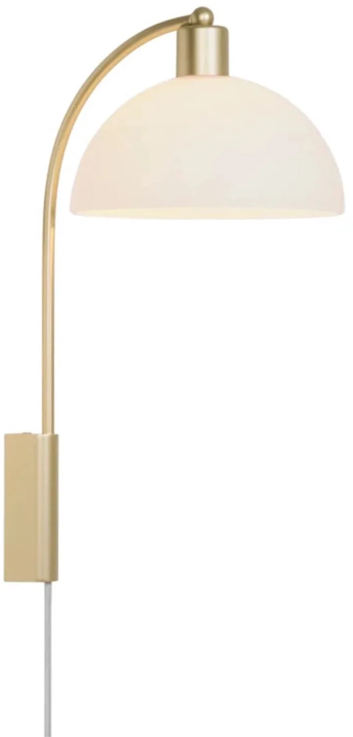 Doos 3x Nordlux Ellen LED Wandlamp | 1x E14 Max 40W | Dimbaar | Goud van Nordlux in Messing – productfoto