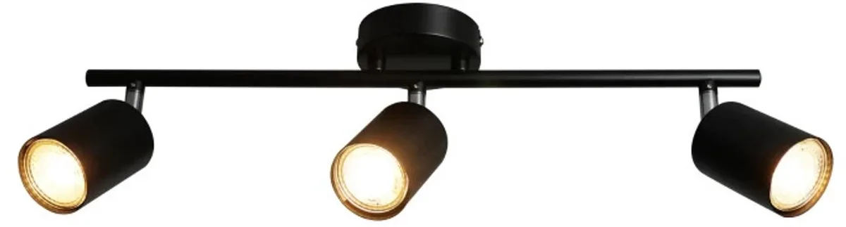 Doos 3x Nordlux Explore LED Opbouwspot | 3x GU10 Max 7W | Dimbaar de Nordlux en Noir – photo du produit