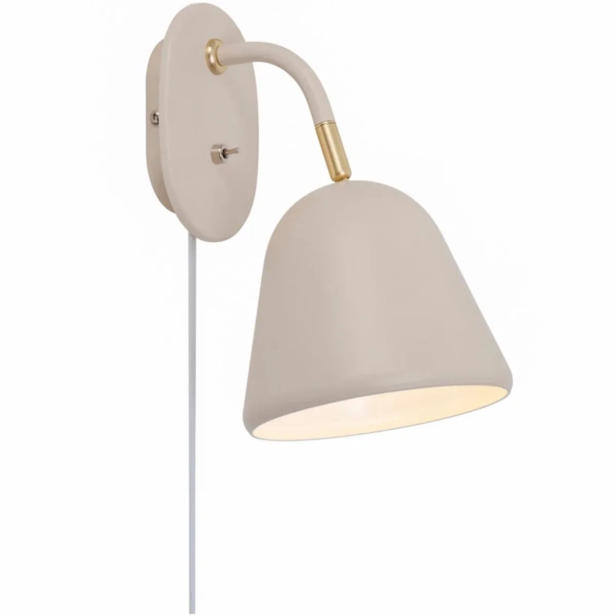 Doos 3x Nordlux Fleur LED Wandlamp | 1x E14 Max 15W | Dimbaar | Bruin van Nordlux in Beige – productfoto