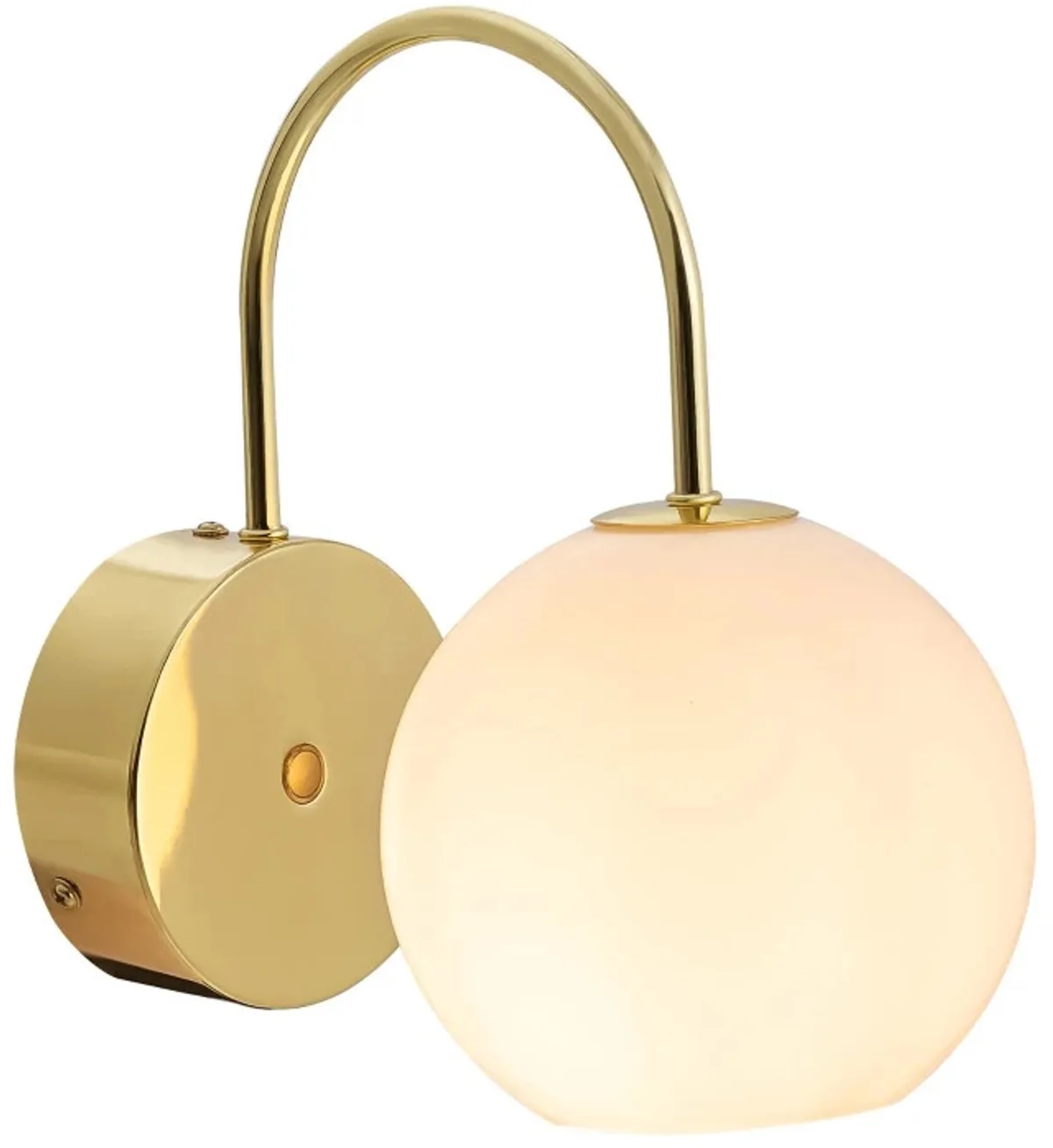 Doos 3x Nordlux Franca LED Wandlamp | 1x E14 Max 40W | Dimbaar | Goud van Nordlux in Messing – productfoto