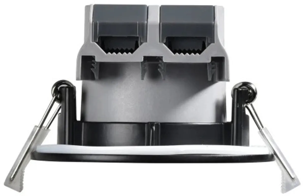 Doos 3x Nordlux Fremont Ø85mm LED Inbouwspot | 4.5W 2700K 345lm 827 | ip65 | Dimbaar van Nordlux in Zwart – productfoto