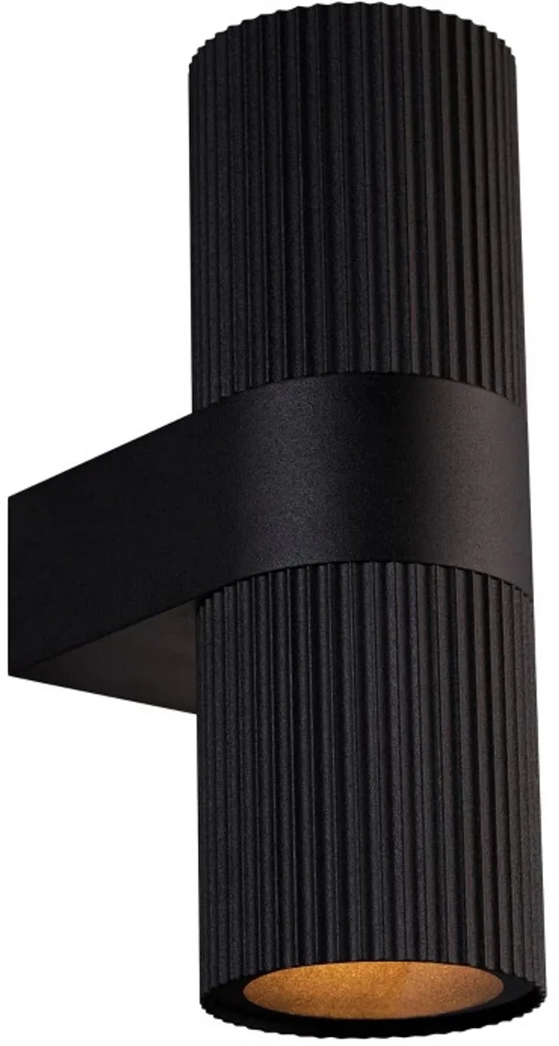 Doos 3x Nordlux Kyklop LED Wandlamp | 2x GU10 Max 25W | ip44 | Dimbaar van Nordlux in Zwart – productfoto