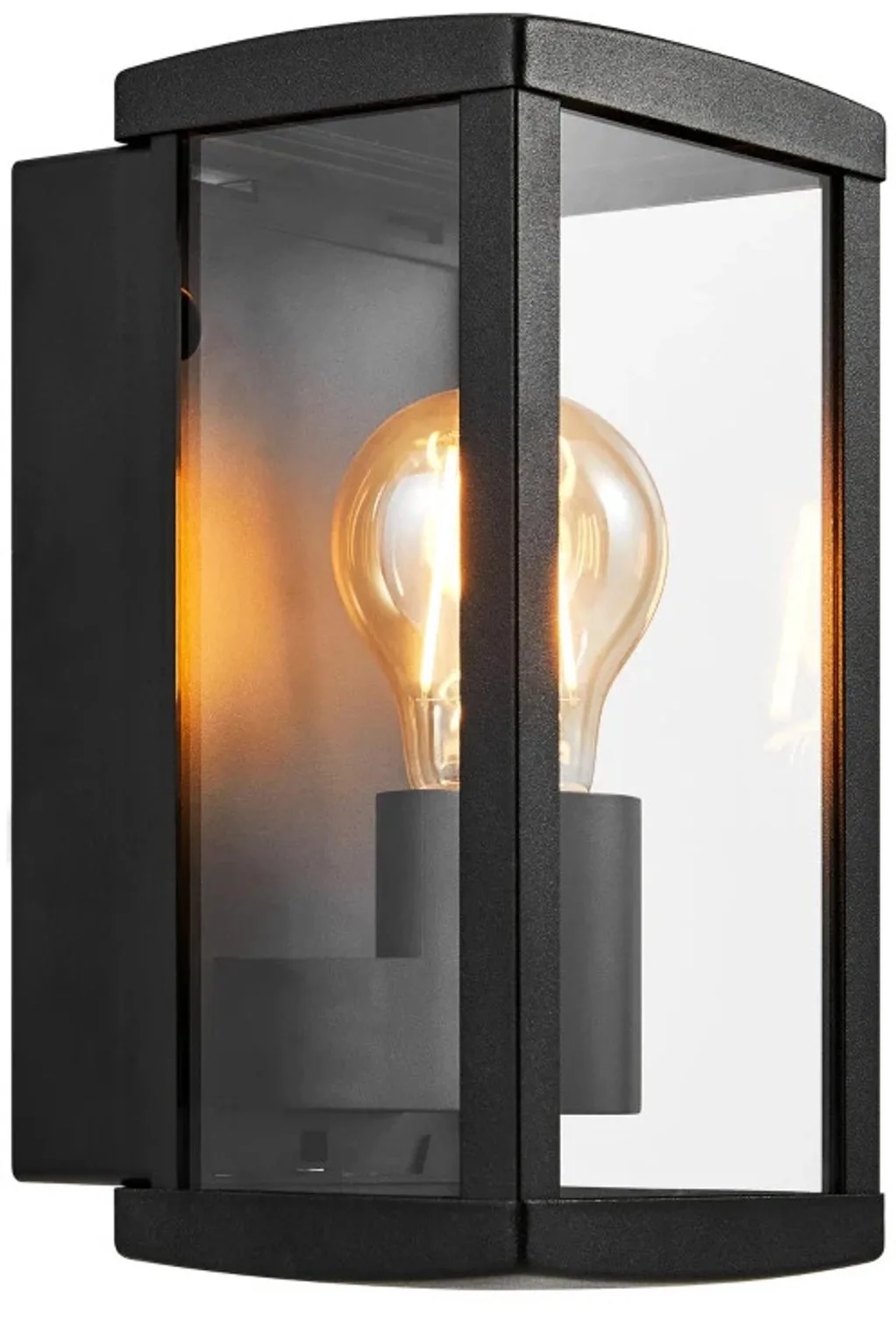 Doos 3x Nordlux Luchy LED Wandlamp | 1x E27 Max 10W | ip44 | Dimbaar van Nordlux in Zwart – productfoto