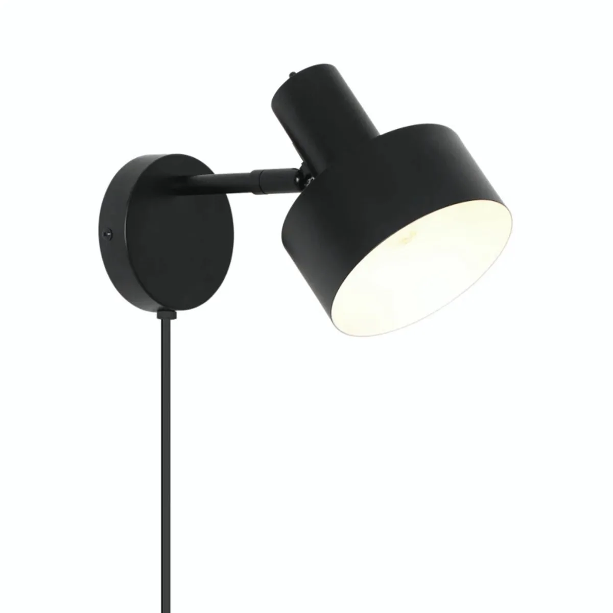 Doos 3x Nordlux Matis LED Wandlamp | 1x E27 Max 15W | Dimbaar de Nordlux en Noir – photo du produit