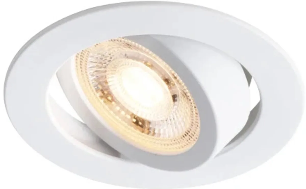 Doos 3x Nordlux Monolo LED Inbouwspot | 4.8W 3000K 450lm 830 | Dimbaar van Nordlux in Wit – productfoto