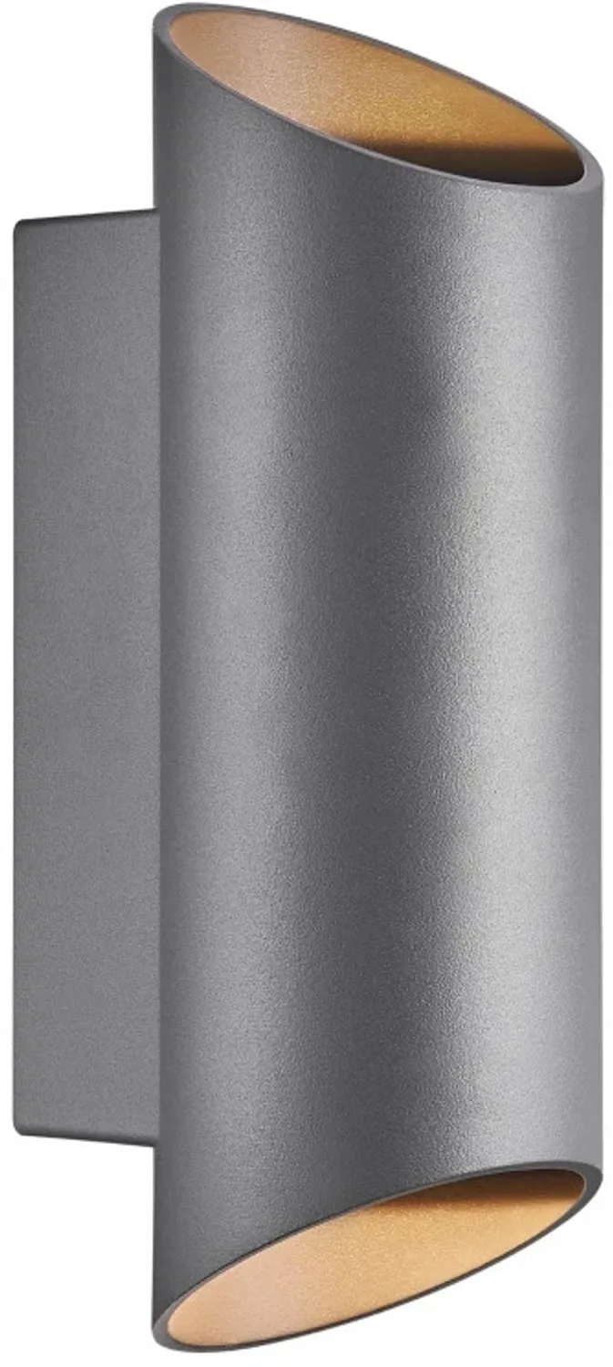 Doos 3x Nordlux Nico LED Wandlamp | 2x GU10 Max 35W | ip44 | Dimbaar | Zwart by Nordlux in Anthracite – product photo
