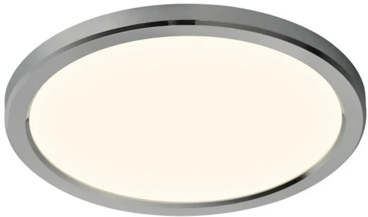 Doos 3x Nordlux Oja LED Plafondlamp | 14.5W 3000K/4000K 1600lm 830/840 | ip44 | Zilver de Nordlux en Chrome – photo du produit