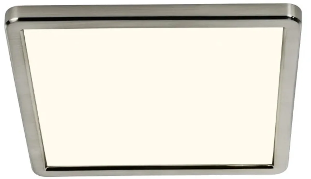 Doos 3x Nordlux Oja LED Plafondlamp | 14.5W 3000K/4000K 1600lm 830/840 | Zilver von Nordlux in Nikkel – Produktfoto