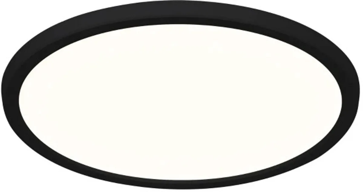Doos 3x Nordlux Oja LED Plafondlamp | 17W 3000K/4000K 1700lm 830/840 | ip54 | Dimbaar de Nordlux en Noir – photo du produit
