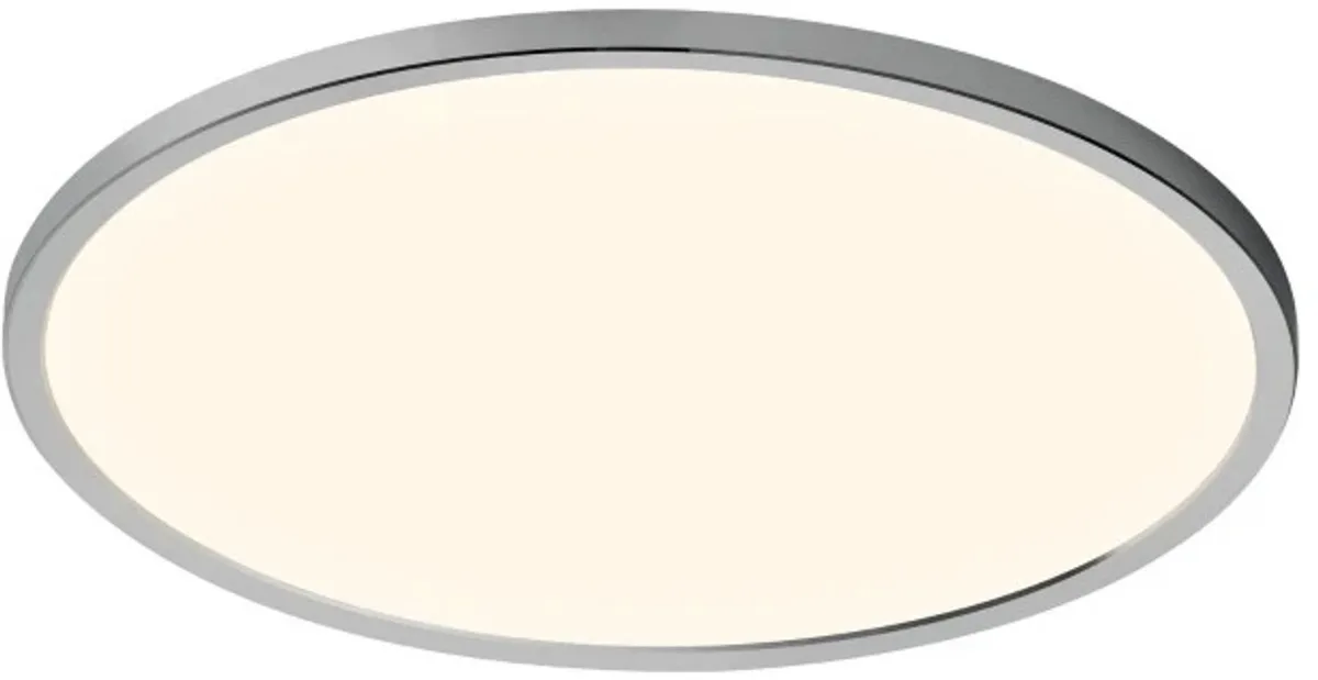 Doos 3x Nordlux Oja LED Plafondlamp | 19W 3000K/4000K 2100lm 830/840 | ip44 | Zilver de Nordlux en Chrome – photo du produit