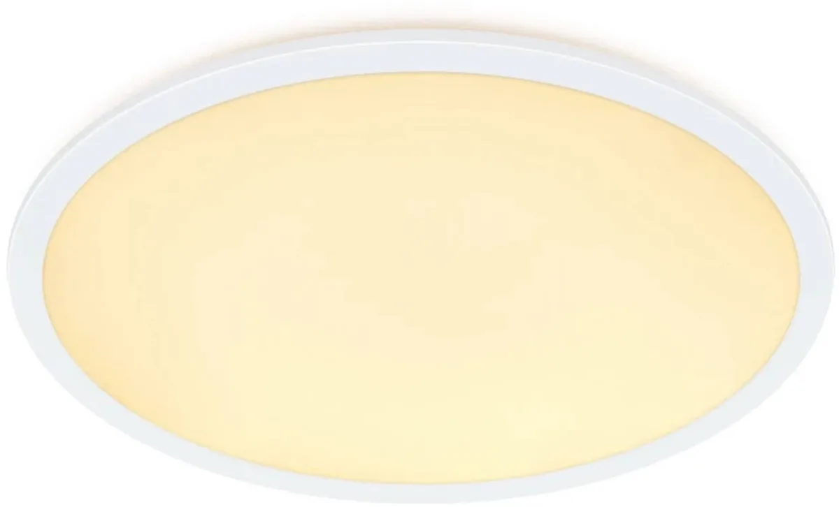 Doos 3x Nordlux Oja LED Plafondlamp | 28W 2700K 3200lm 827 | Dimbaar från Nordlux i Vit – produktbild