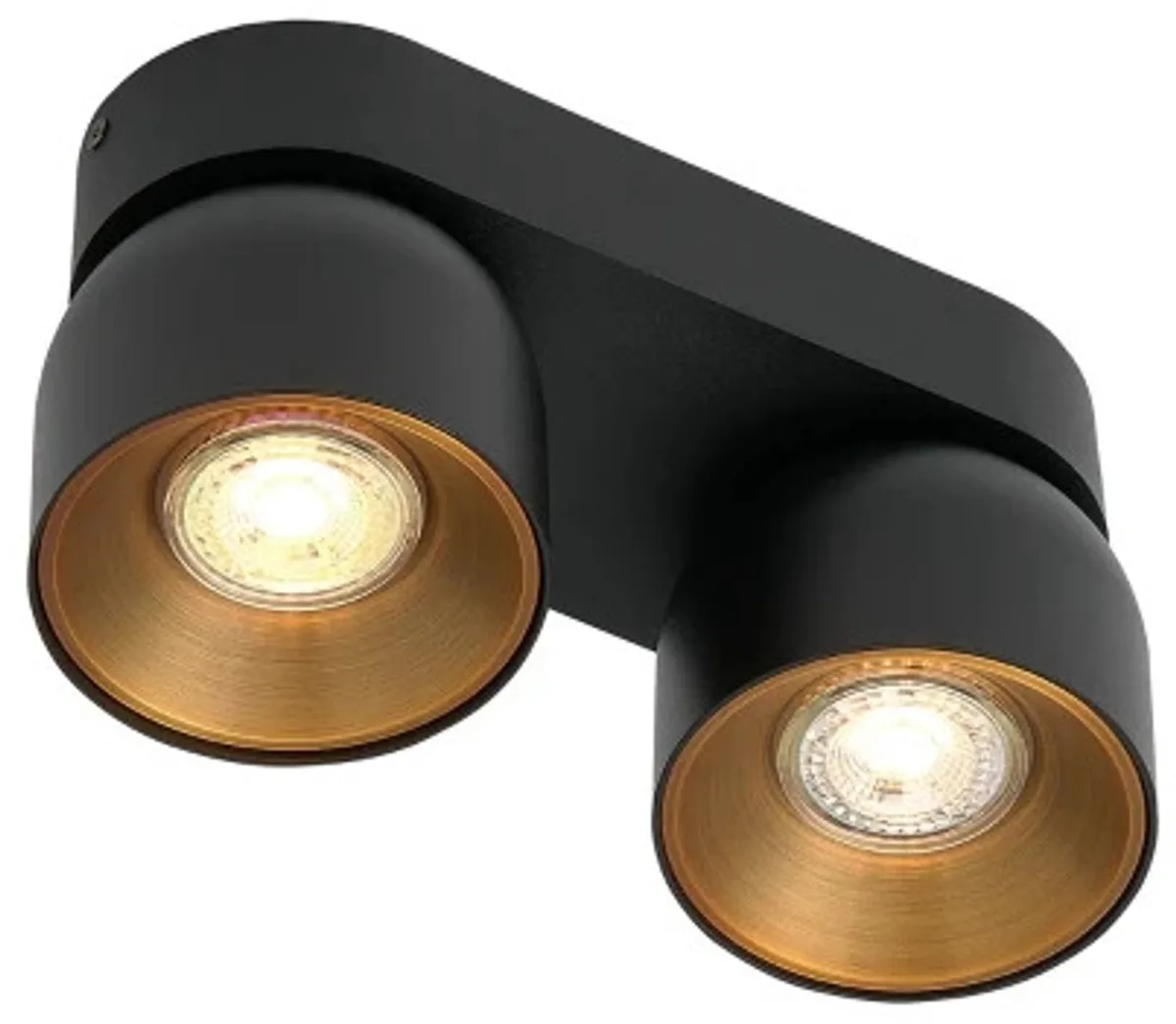 Doos 3x Nordlux Pitcher LED Opbouwspot | 2x GU10 Max 10W | Dimbaar van Nordlux in Zwart – productfoto