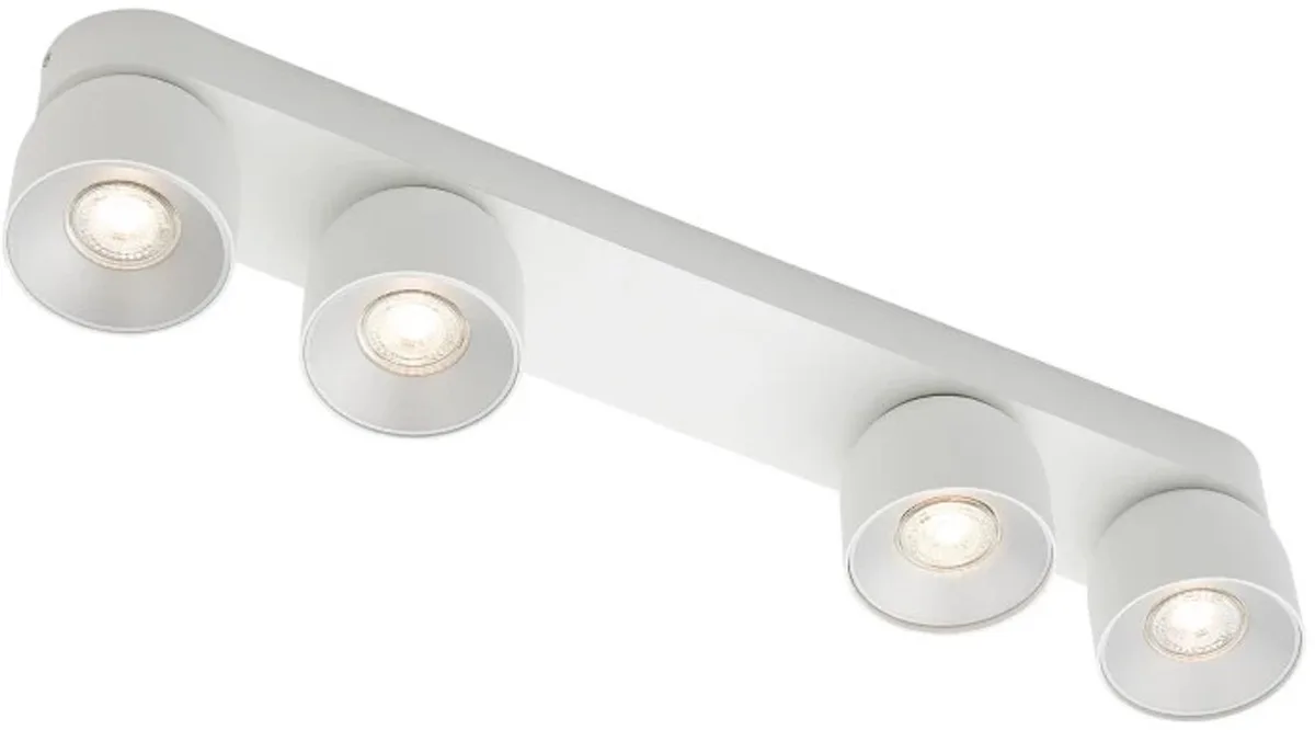 Doos 3x Nordlux Pitcher LED Opbouwspot | 4x GU10 Max 10W | Dimbaar från Nordlux i Vit – produktbild