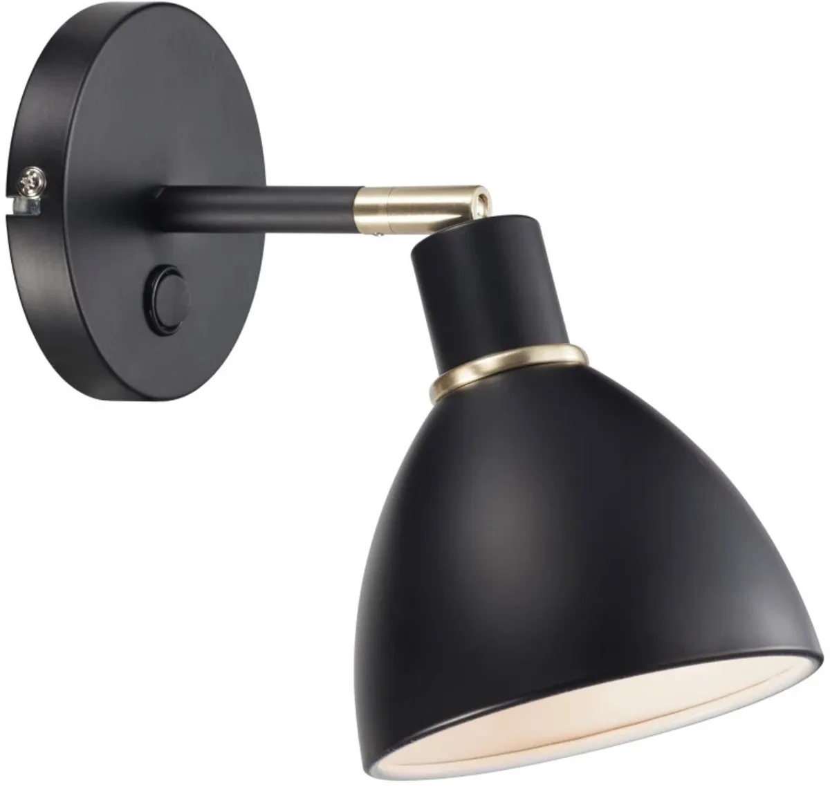 Doos 3x Nordlux Ray LED Wandlamp | 1x E14 Max 25W | Dimbaar van Nordlux in Zwart – productfoto