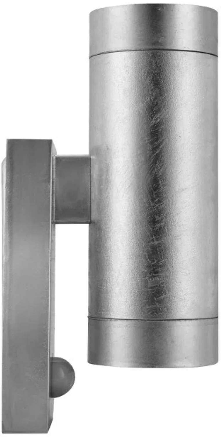 Doos 3x Nordlux Tin LED Wandlamp | 2x GU10 Max 25W | ip54 | Dimbaar Bewegingssensor från Nordlux i Silver – produktbild