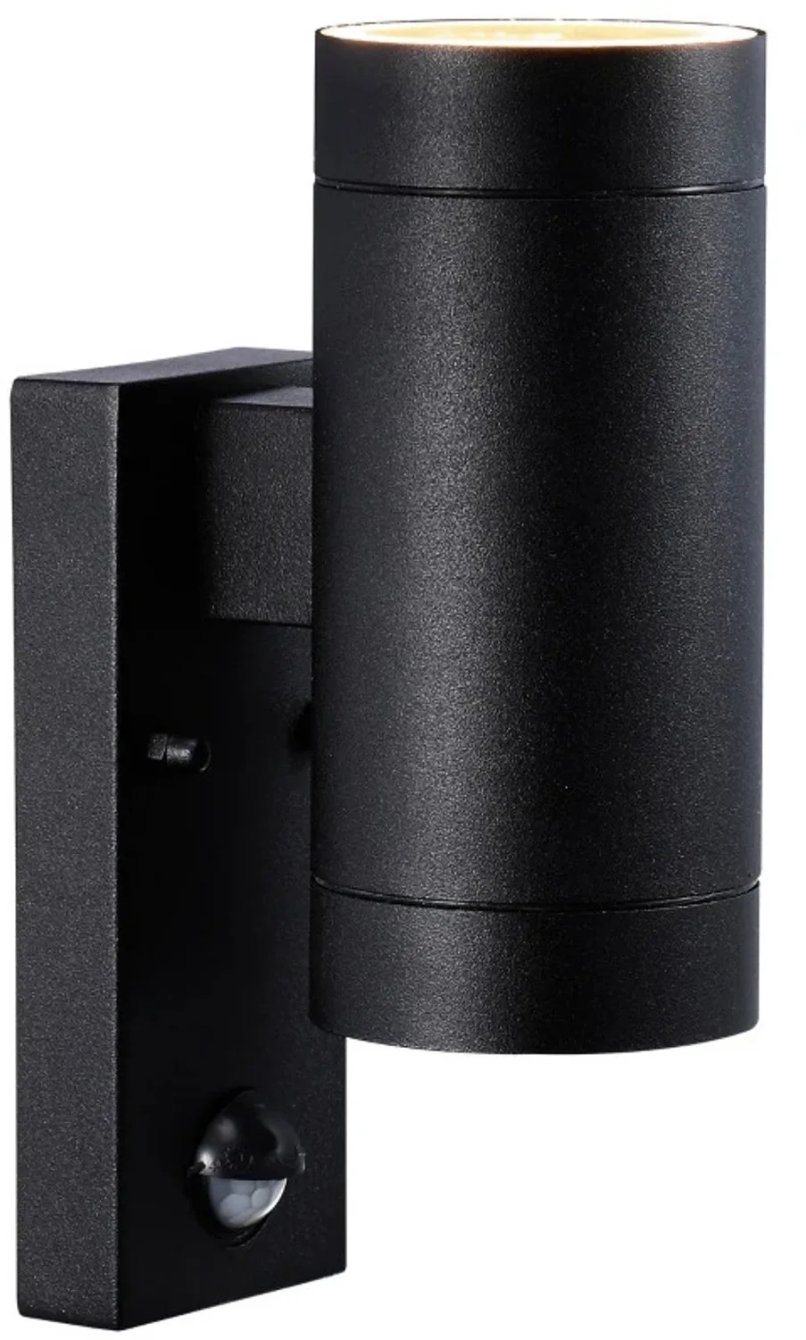Doos 3x Nordlux Tin LED Wandlamp | 2x GU10 Max 35W | ip44 | Dimbaar Bewegingssensor från Nordlux i Svart – produktbild
