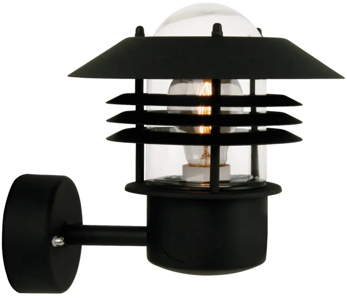 Doos 3x Nordlux Vejers LED Wandlamp | 1x E27 Max 60W | ip44 | Dimbaar by Nordlux in Black – product photo