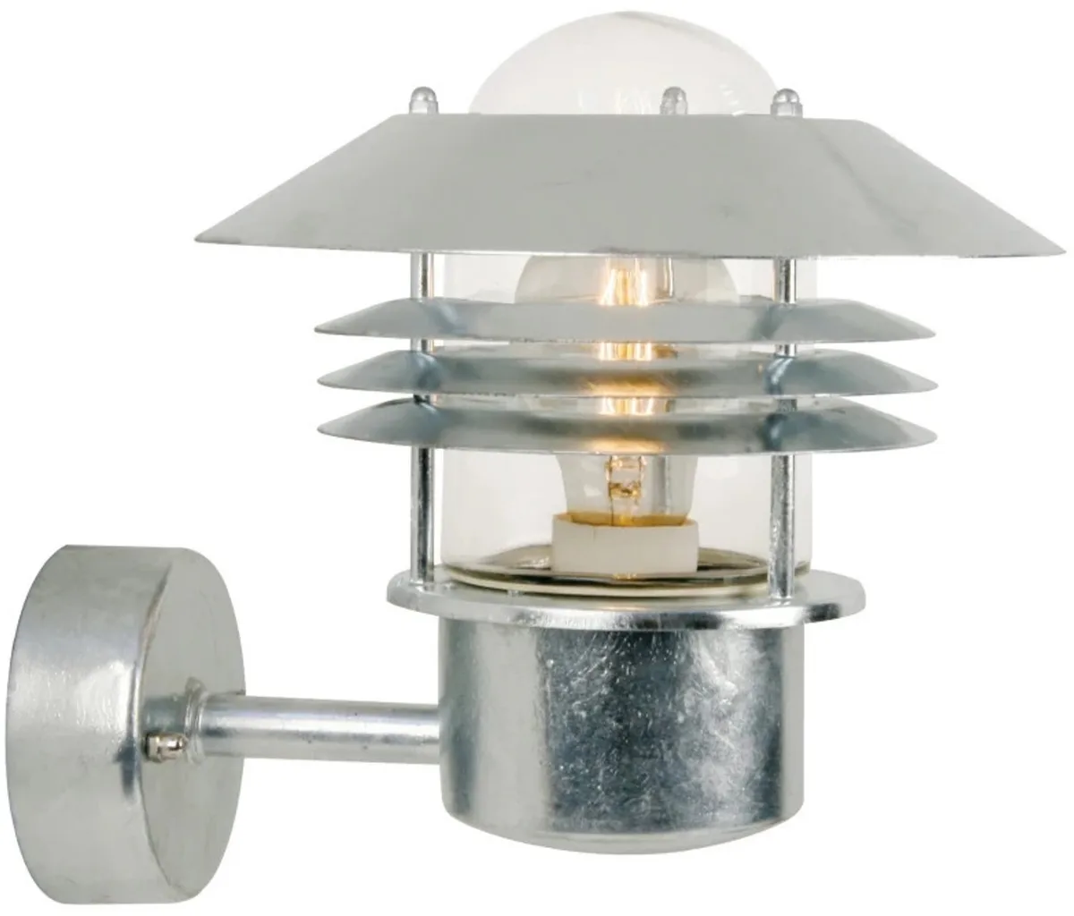 Doos 3x Nordlux Vejers LED Wandlamp | 1x E27 Max 60W | ip44 | Dimbaar van Nordlux in Zilver – productfoto