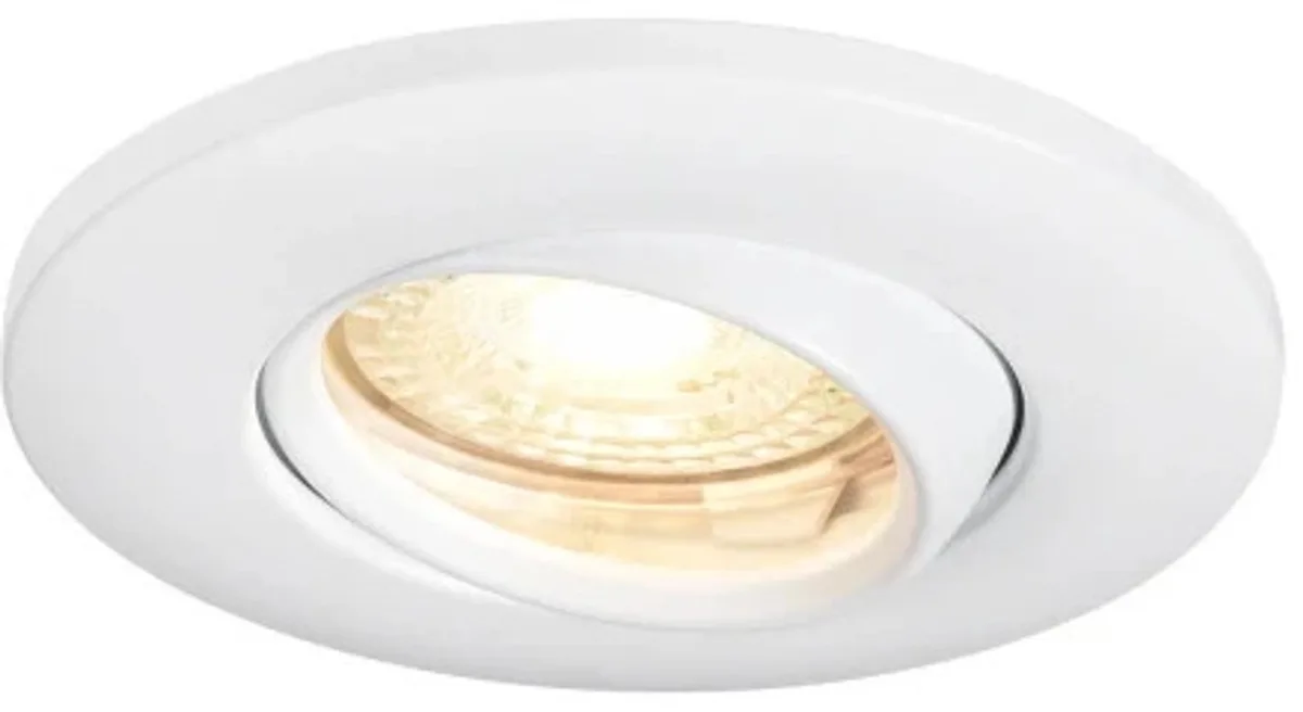 Doos 6x Nordlux Umberto Ø79mm LED Inbouwspot | 1x GU10 Max 7.5W | ip44 | Dimbaar fra Nordlux i Hvid – produktbillede