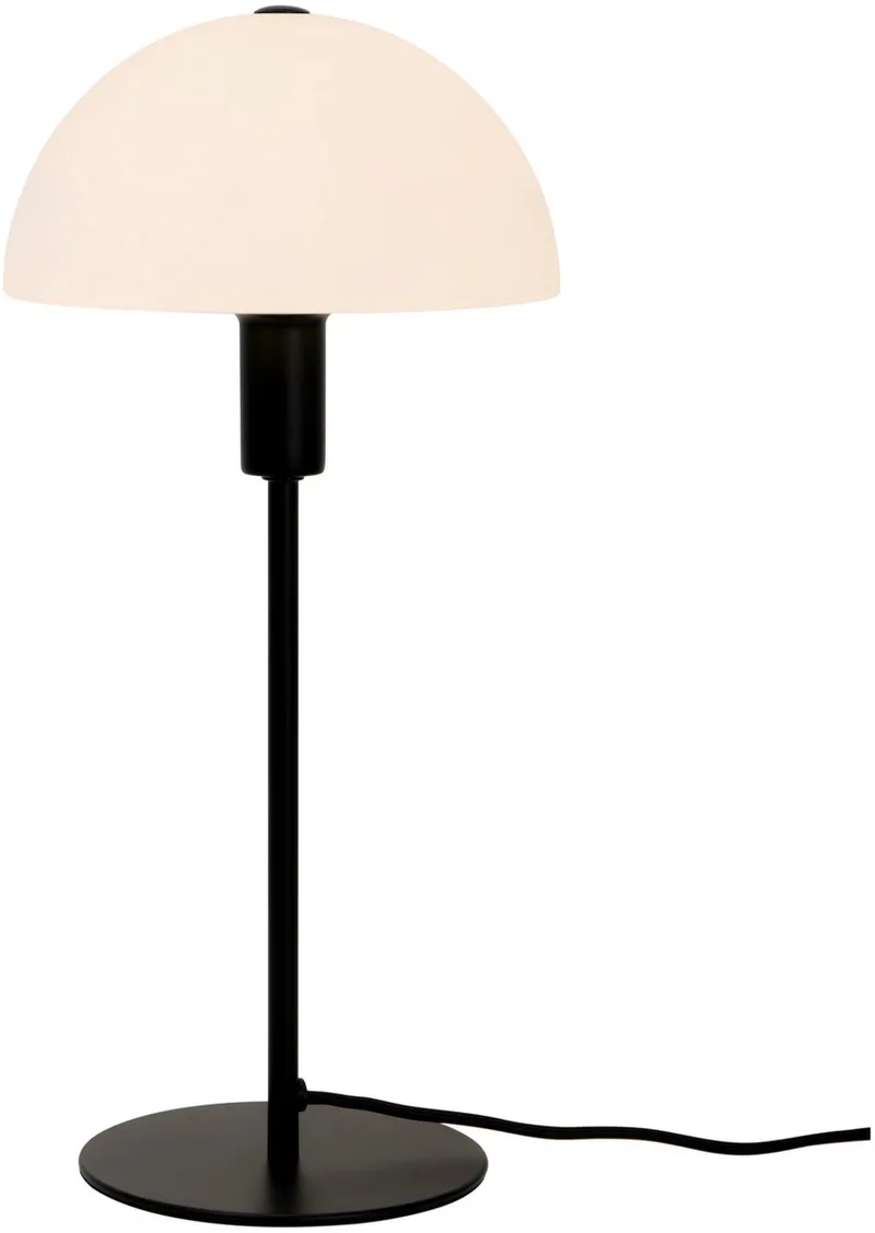 Ellen 20-tafellamp-E14-zwart/opaal wit van Nordlux in Zwart – productfoto