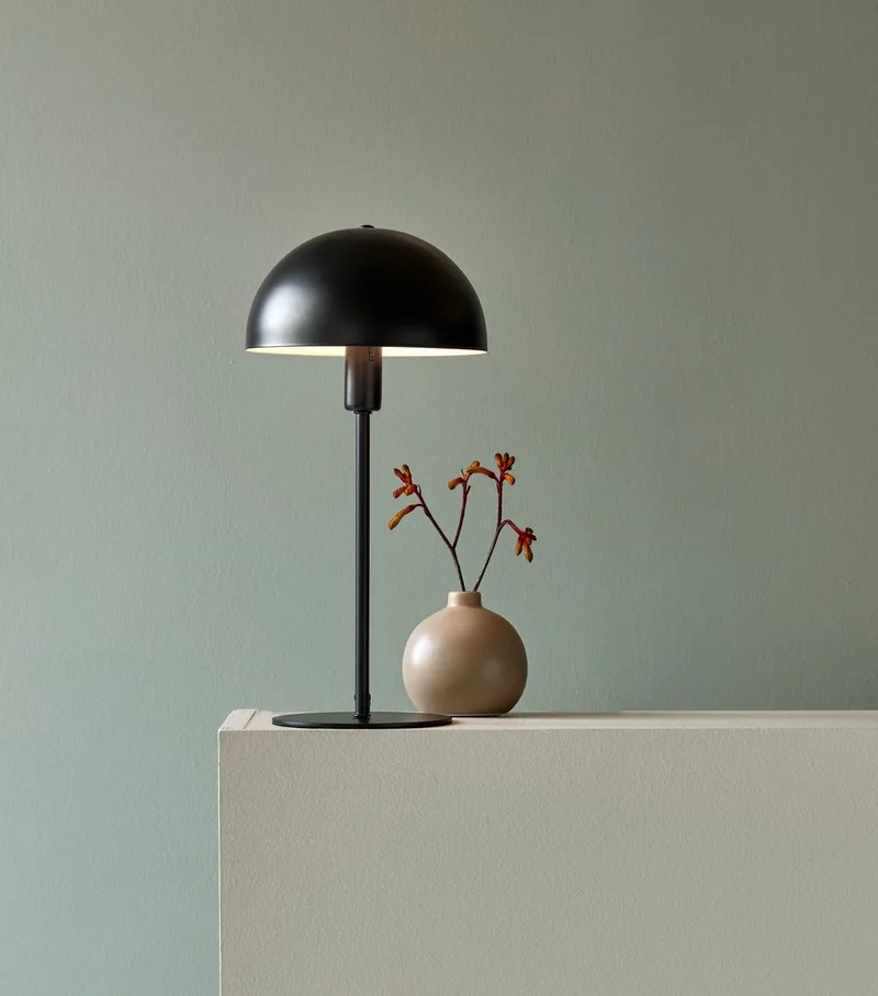 Ellen 20-tafellamp-E14-zwart by Nordlux in Zwart – product photo