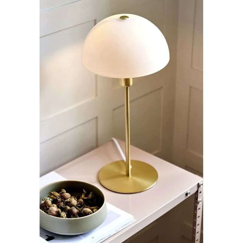Ellen 20 Taffellamp Opal/Brass - Nordlux - Woonkamer - Metaal by Nordlux – product photo