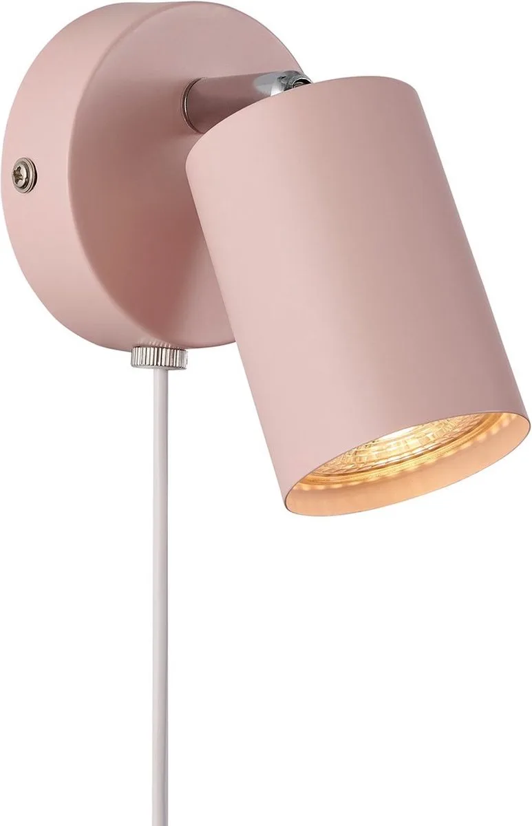 Explore-wandlamp-GU10-pastel roze von Nordlux in Pastel Roze – Produktfoto