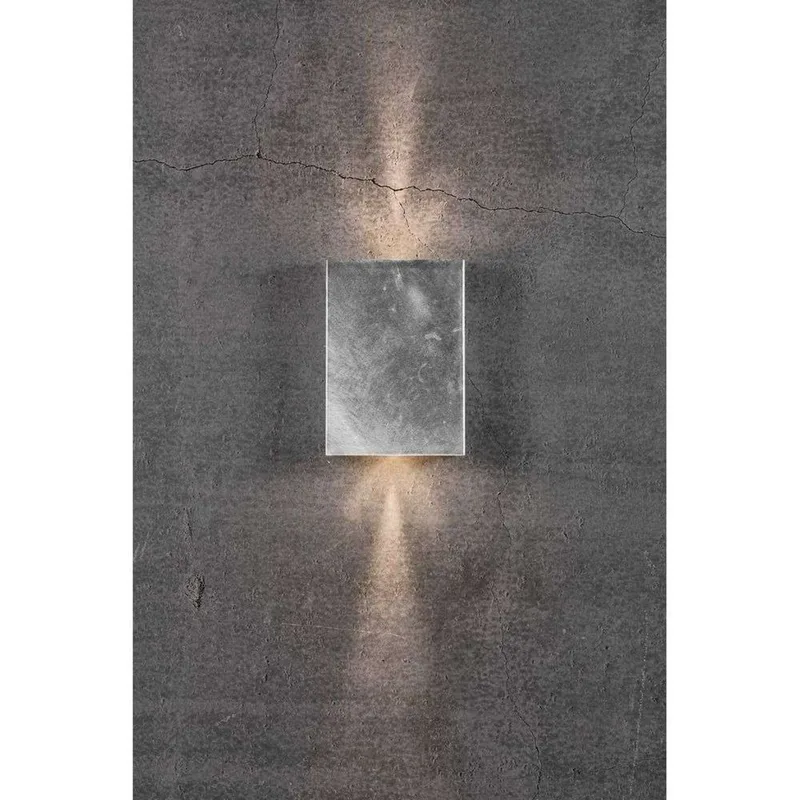 Fold 15 LED Wandlamp Galvanised - Nordlux - Woonkamer - Aluminium de Nordlux – photo du produit
