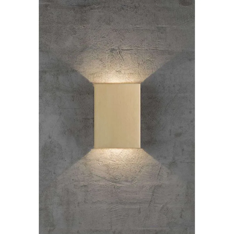 Fold 15 LED wandlamp, messing - Nordlux - Woonkamer - Aluminium de Nordlux – photo du produit