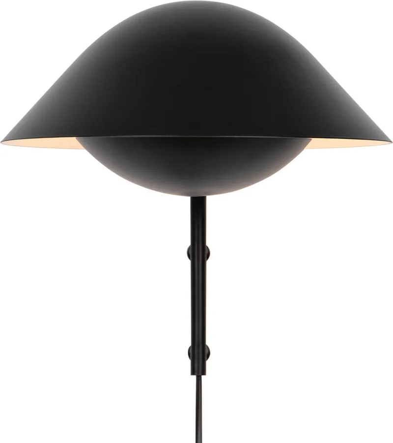 Freya-wandlamp-E14-zwart von Nordlux in Zwart – Produktfoto