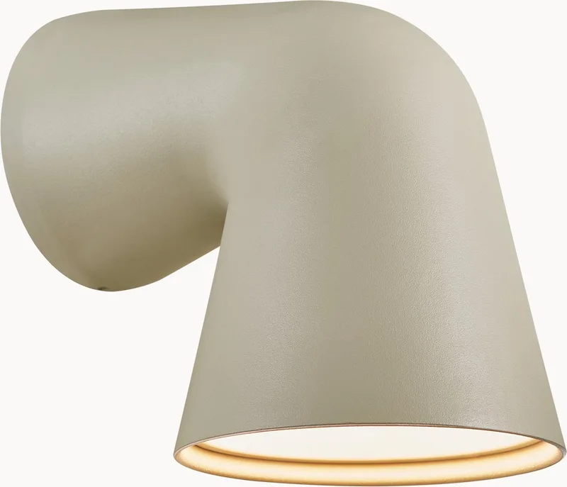 Front single-wandlamp-IP44-GU10-zand kleur by Nordlux in Zand kleurig – product photo