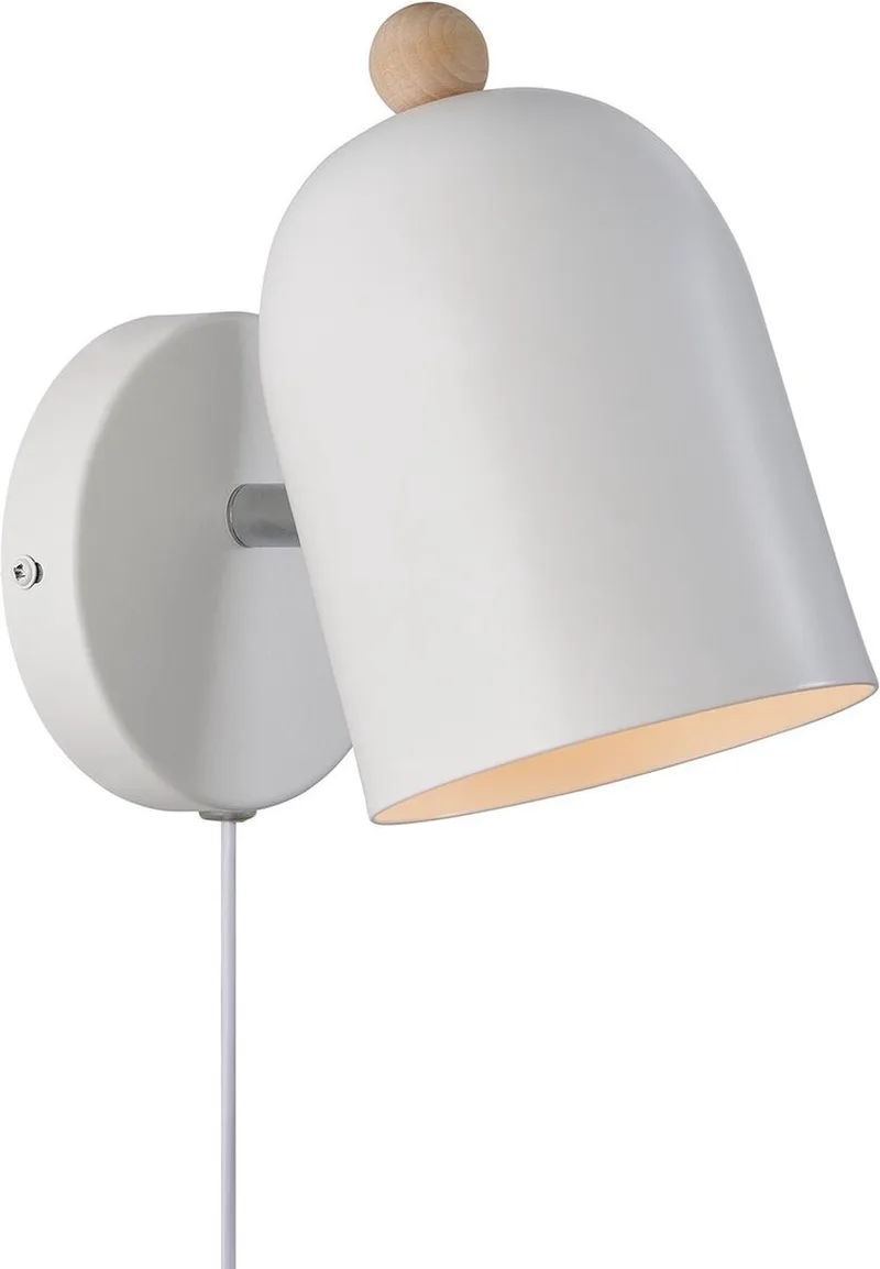Gaston-wandlamp-E27-wit von Nordlux in Wit – Produktfoto