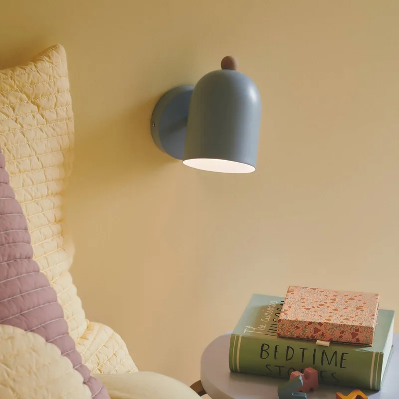 Gaston wandlamp met snoer en stekker, metaal de Nordlux en Blauw – photo du produit