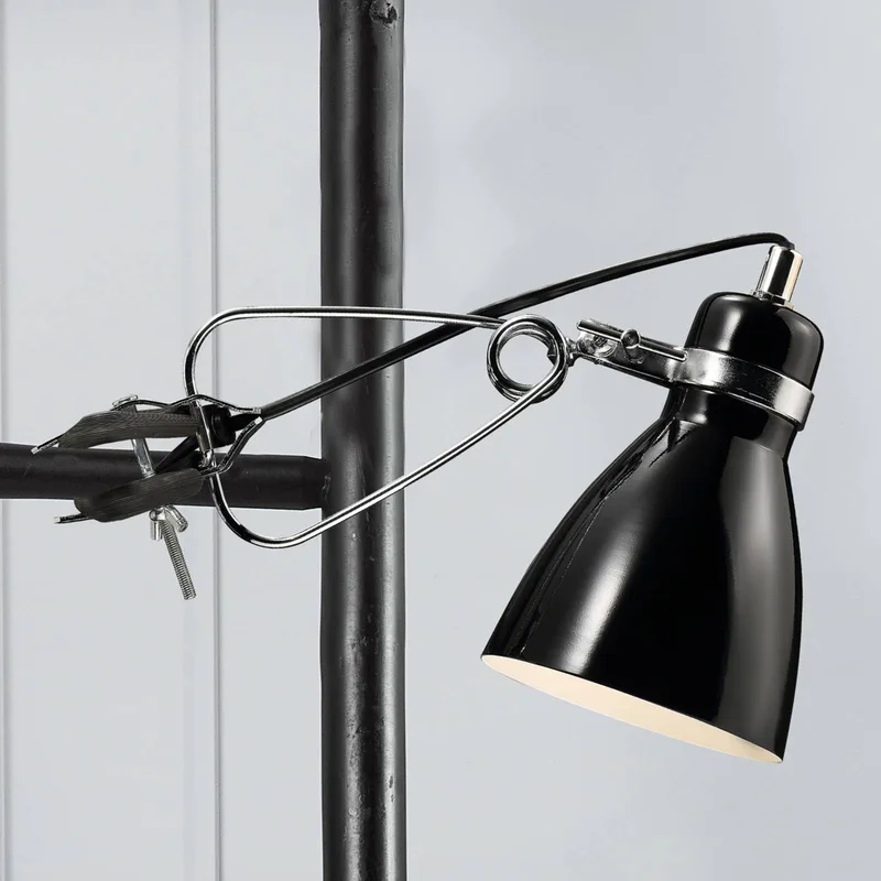 Glanzende klemlamp Clone zwart by Nordlux – product photo