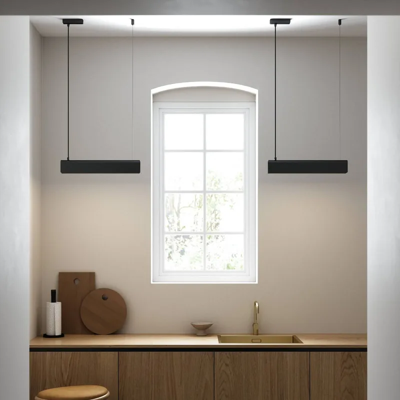 Hanglamp Beau 50, lengte 50 cm fra Nordlux i Sort – produktbillede